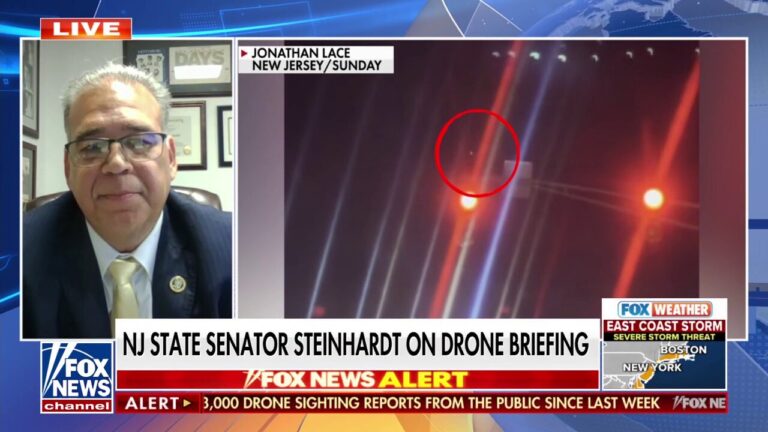 NJ state senator provides updates on mysterious drones