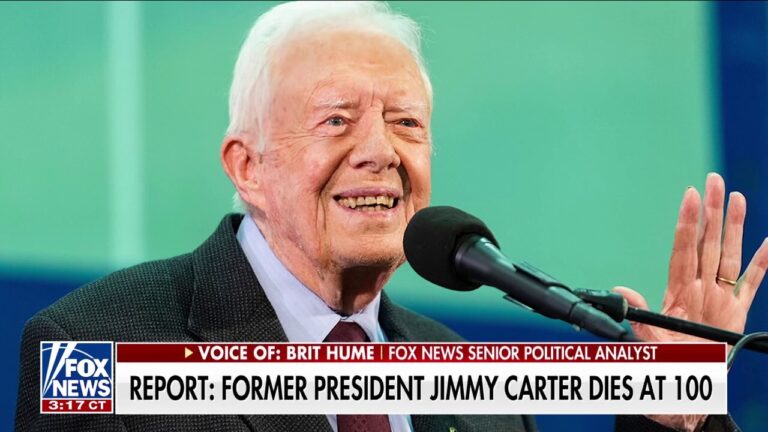 Brit Hume reflects on Jimmy Carter’s ‘extraordinary life’