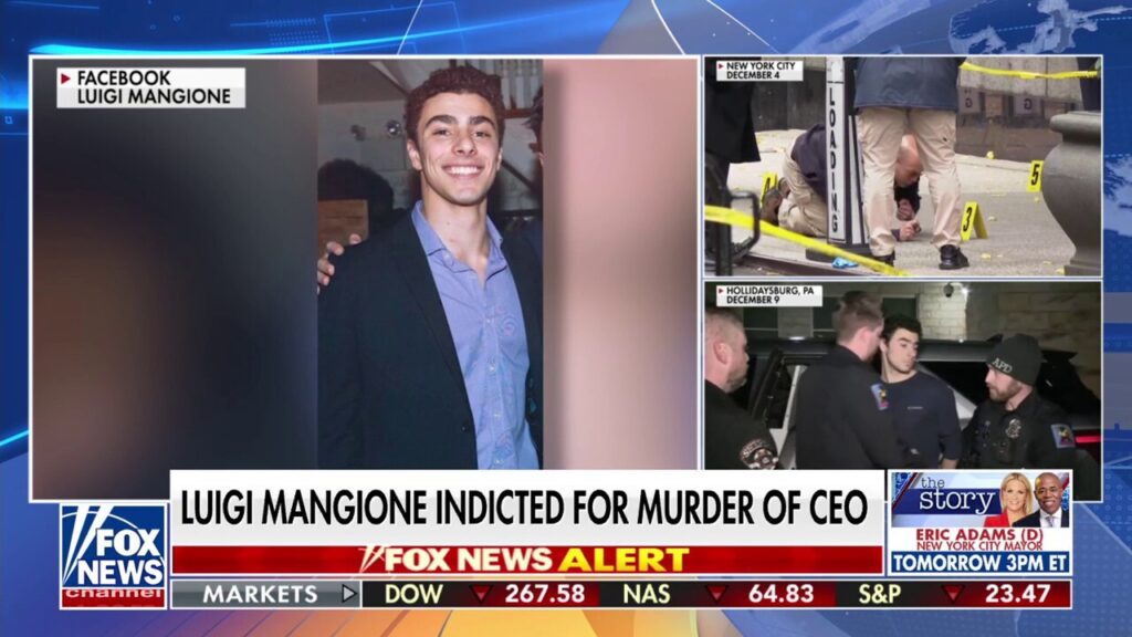 Luigi Mangione charged with three counts of murder