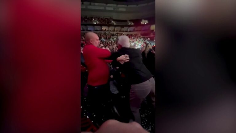 Mariah Carey fans break into brawl during Christmas concert