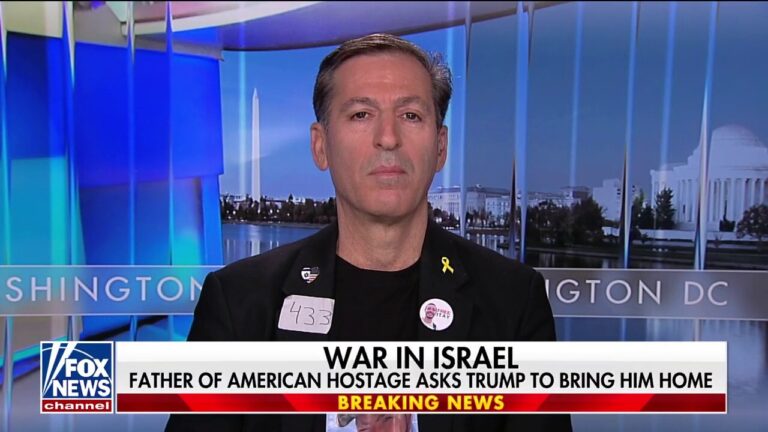 Father of Hamas hostage praises Trump’s ‘impactful’ language on situation in the Middle East