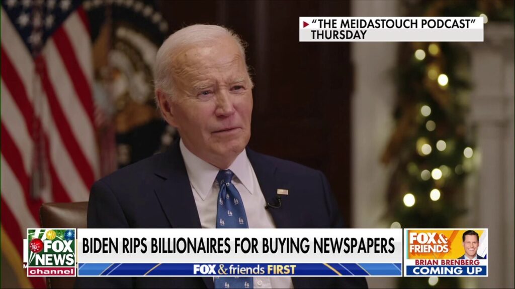 Biden reveals how the media has fundamentally changed in 'rare' interview