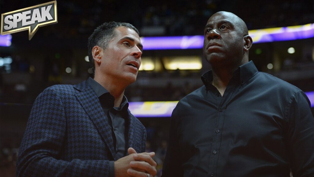 Magic Johnson weighs in on whether GM Rob Pelinka can turn around the Los Angeles Lakers this season | Speak