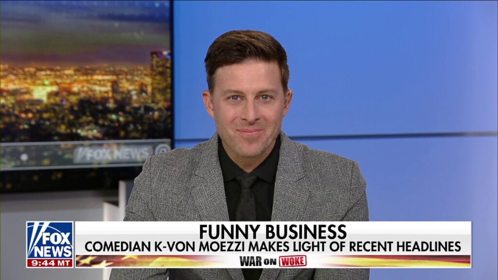 Comedian K-Von Moezzi riffs off a few jokes on 'Fox News @ Night'