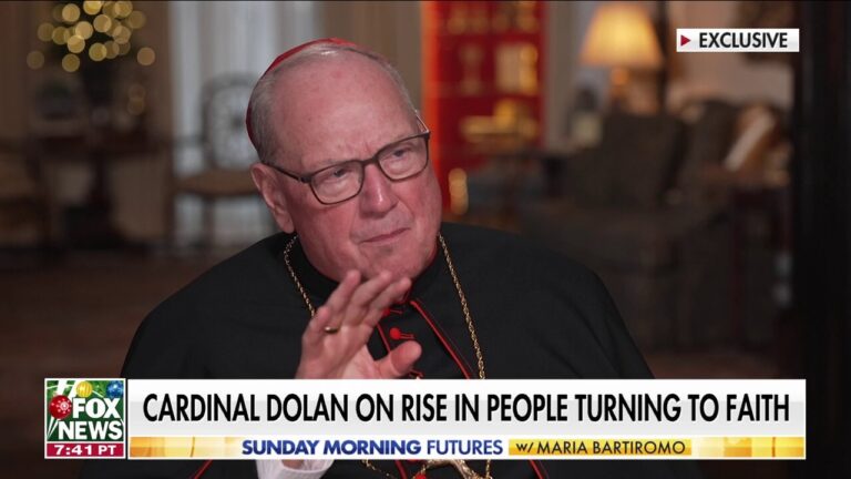 There 'seems to be a newfound appreciation for the role of faith,' Cardinal Dolan says