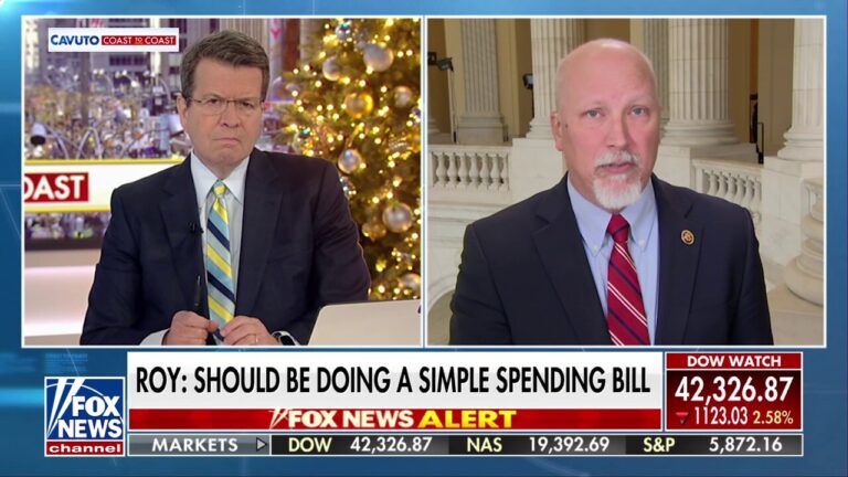 Rep. Chip Roy bashes government funding plan, says Congress has a ‘Christmas tree bill’