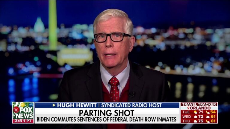 Hugh Hewitt says Biden commuting sentences was an ‘outrageous abuse’ of power