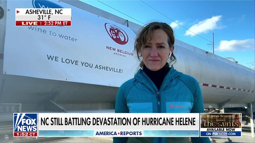 Wine to Water brings thousands of gallons of water to Hurricane Helene victims