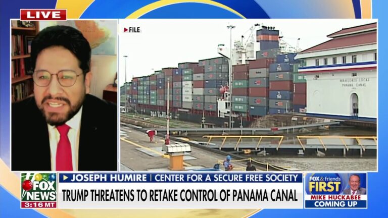 Trump threatens to retake control of Panama Canal: 'Not going to stand for it'