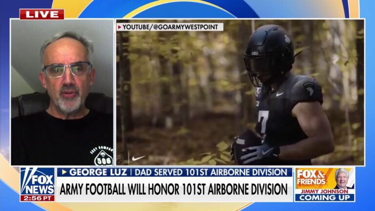 Army football honors 101st Airborne Division with new uniforms