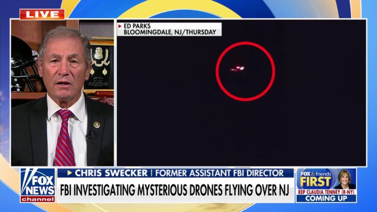 Former FBI official issues chilling warning on US airspace after mysterious drones spotted in NJ