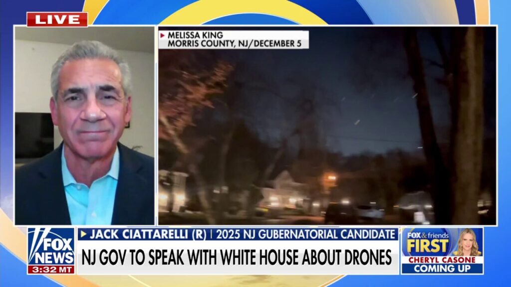 NJ gubernatorial candidate calls out ‘ridiculous’ lack of intel on drones: ‘We want answers’