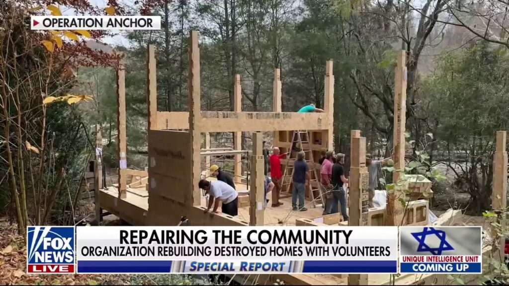 Operation Anchor helps hurricane victims this holiday season by rebuilding homes destroyed by Helene