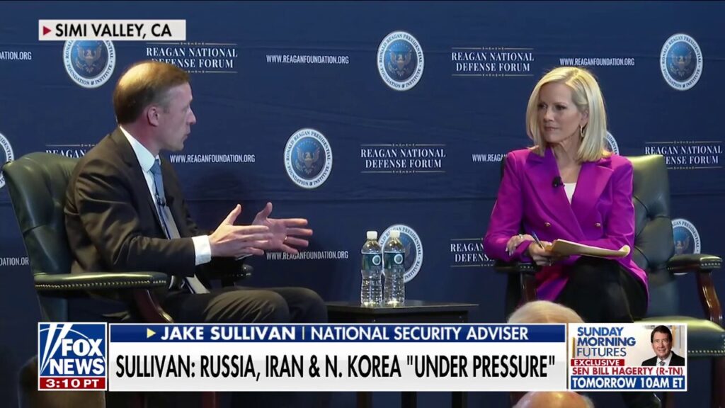 NSA Jake Sullivan says Russia, China, North Korea and Iran are all 'under pressure'