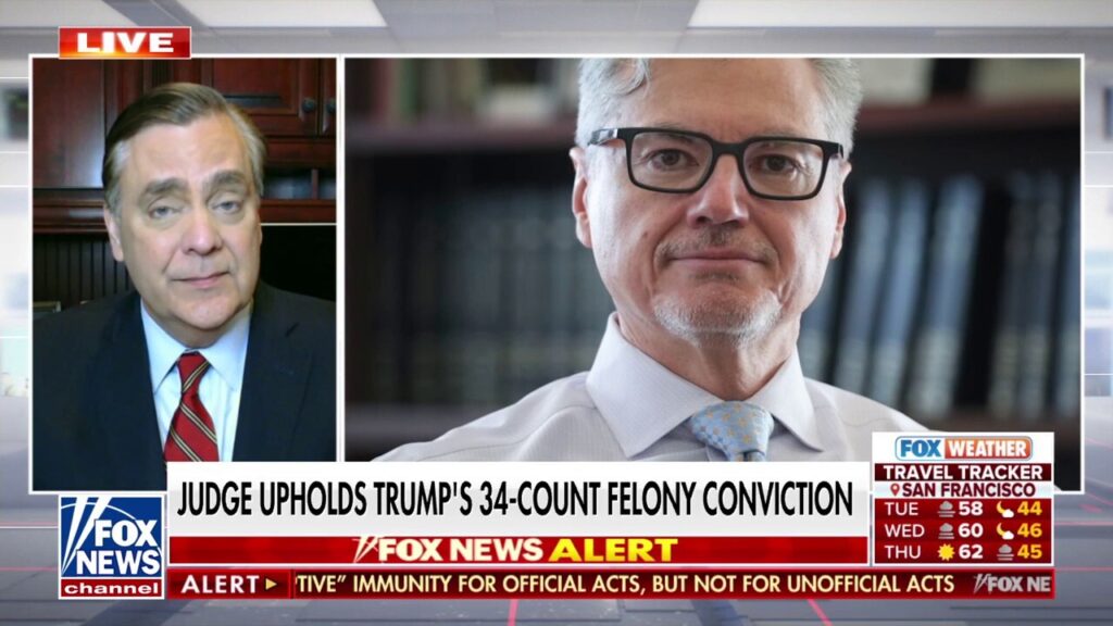 Judge Merchan upholds Trump's 34-count felony conviction