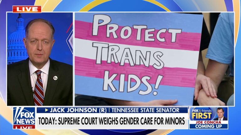 Tennessee lawmaker cautions against gender care for minors as Supreme Court set to weigh in