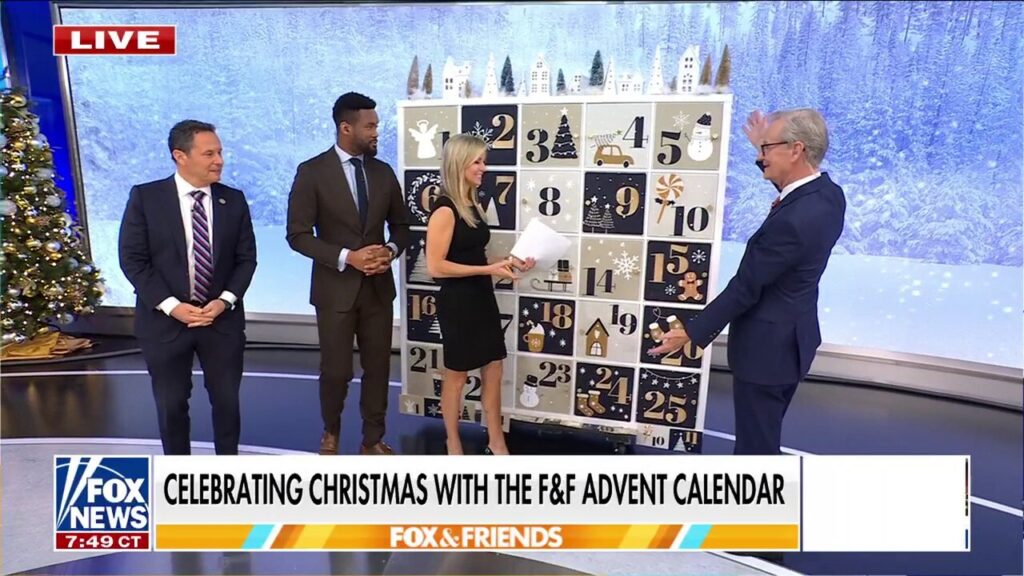 ‘Fox & Friends’ celebrates Christmas with day 10 of the Advent calendar