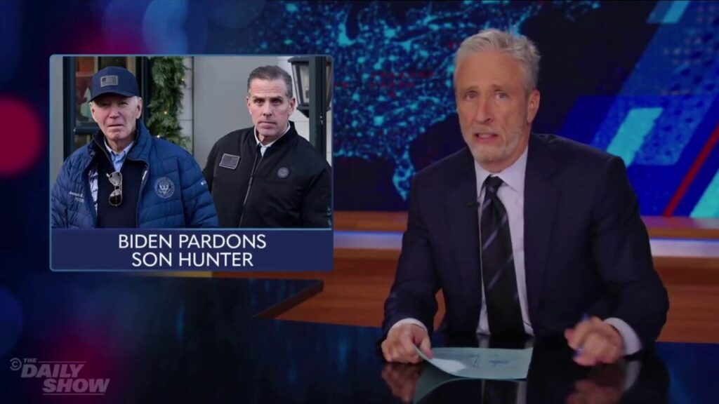 Jon Stewart calls out Biden after Hunter pardon: 'Look at the dance' Democrats have to do