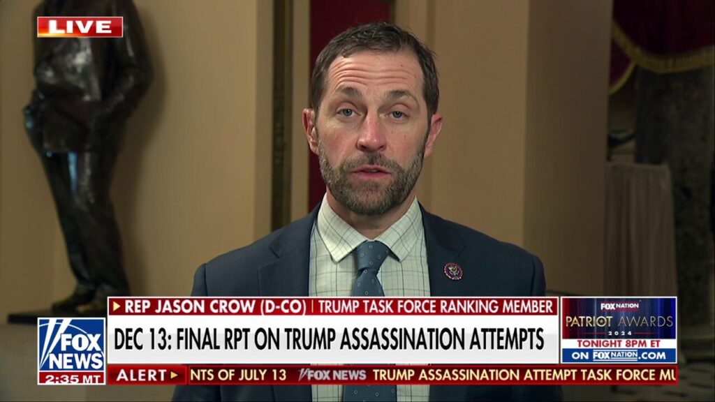 Rep. Jason Crow wants to see 'big changes' after Trump assassination attempt report