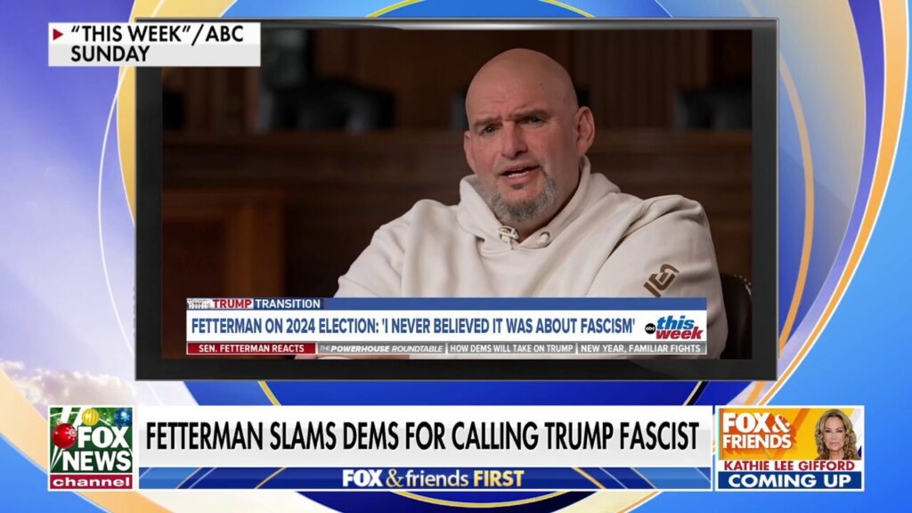 Sen. John Fetterman praised for condemning Democrats who call Trump, his supporters as 'fascist'