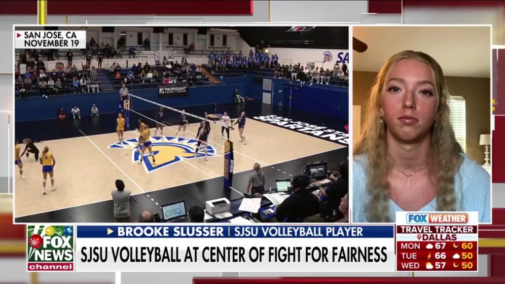 SJSU volleyball player warns 'there won't be women's sports' if trans policies continue