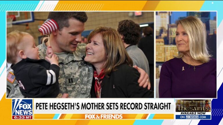 Pete Hegseth's mother sets record straight on allegations against son