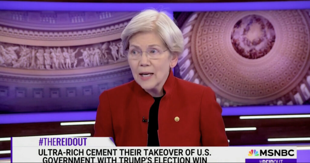 Elizabeth Warren says murdering UnitedHealthcare CEO was wrong but 'you can only push people so far'