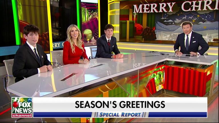 Bret Baier and his family share 2024 Christmas message with Fox viewers