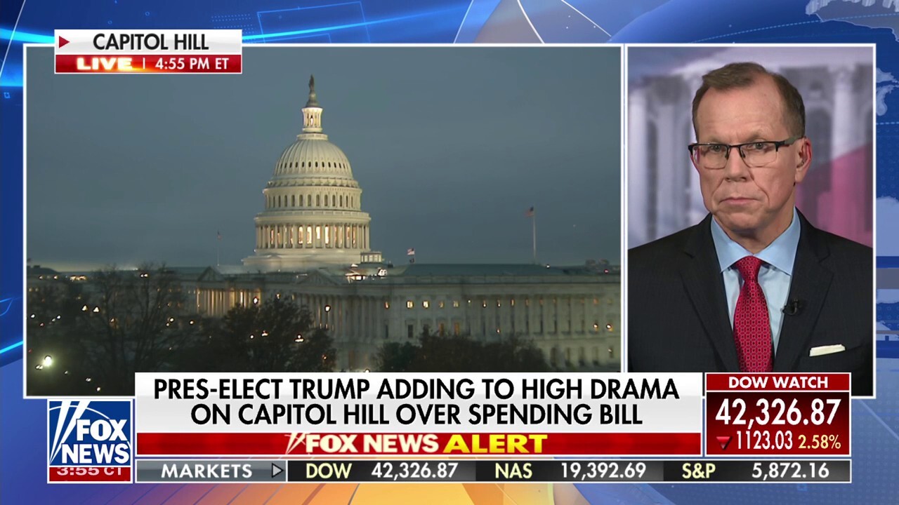 High drama ensues over spending bill