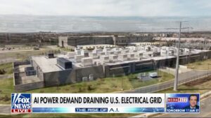 AI power demand drains US electrical grid