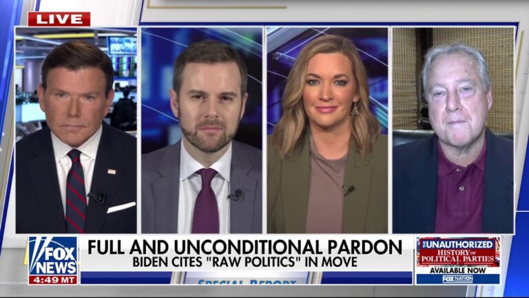 Guy Benson labels Biden’s pardon of Hunter ‘reprehensible, outrageous’