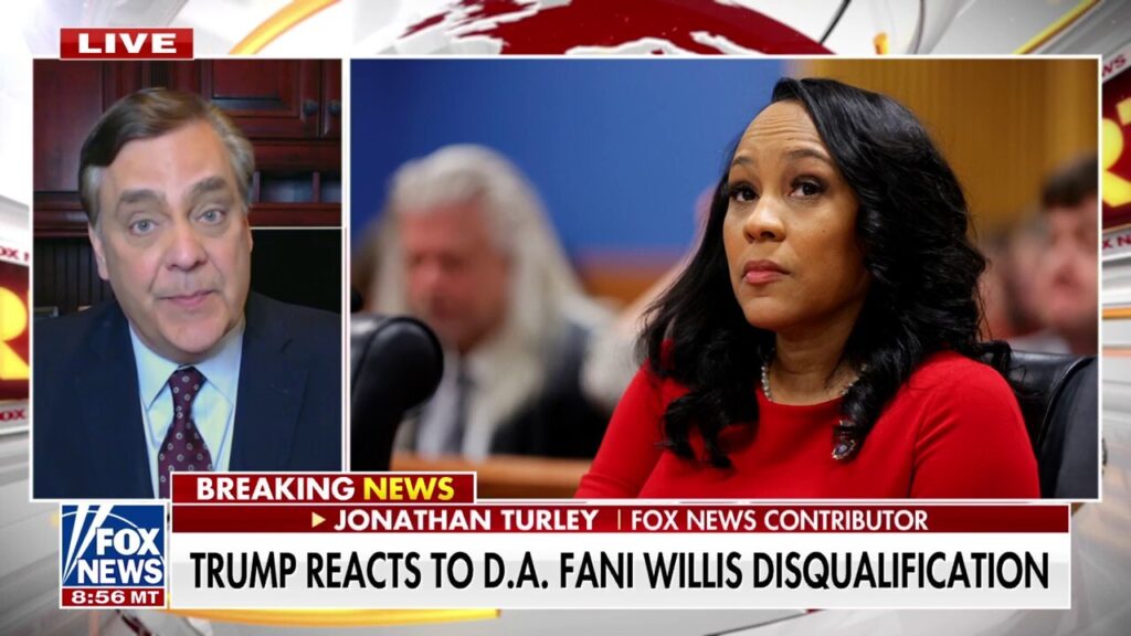 Impact of Fani Willis disqualification from Trump case is 'overwhelming,' Jonathan Turley says