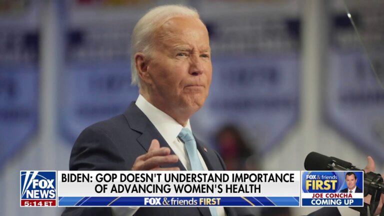 Biden slammed for being 'out of touch' after criticizing GOP on women's health care