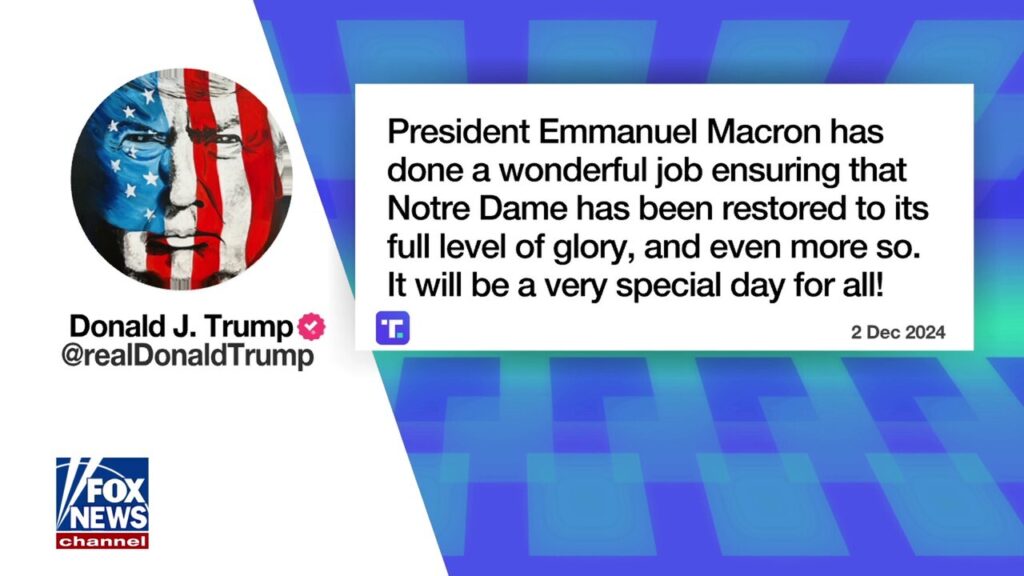 Trump expected to attend Notre Dame re-opening in Paris