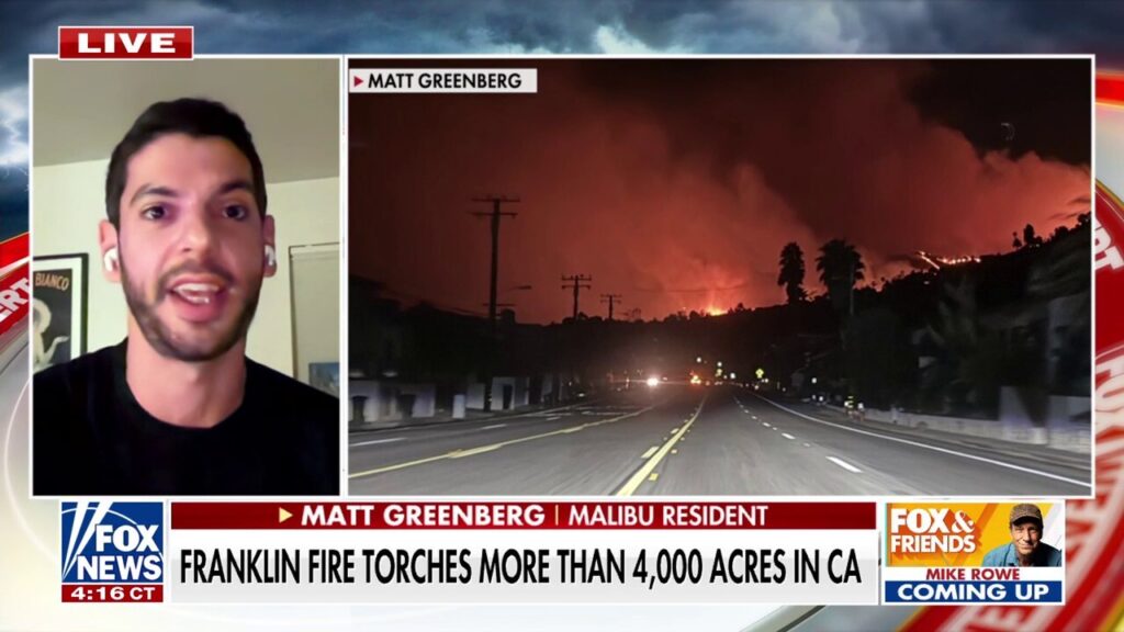 Malibu resident helps firefighters battle flames as thousands of acres torched: 'Surreal scene'