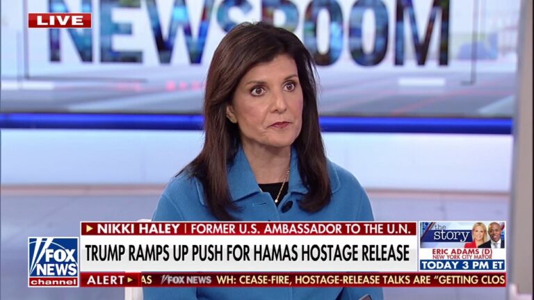 Nikki Haley pushes to bring hostages home while Iran is 'weak': 'Move while we can'