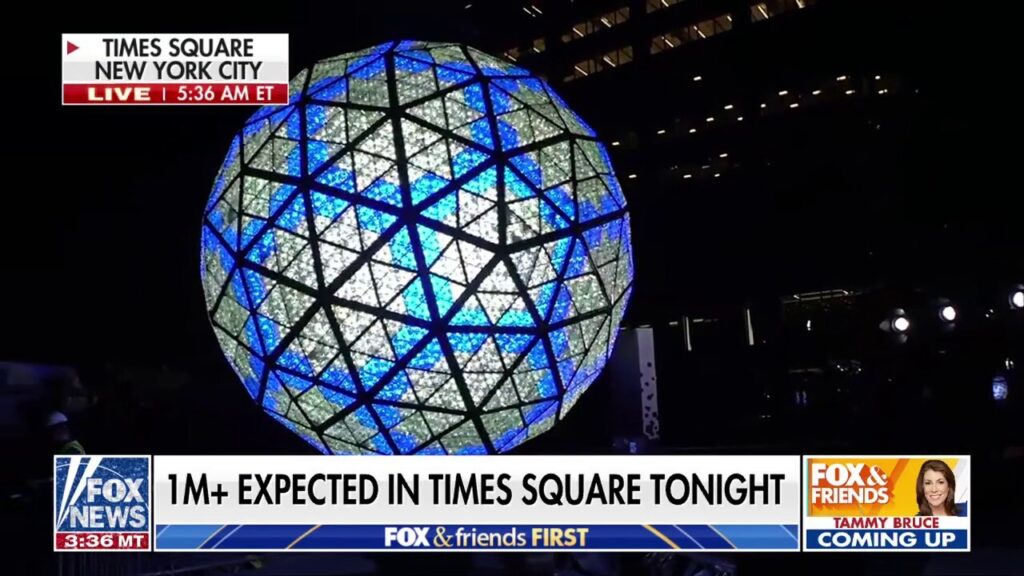 Final preparations underway in Times Square for New Year's Eve ball drop