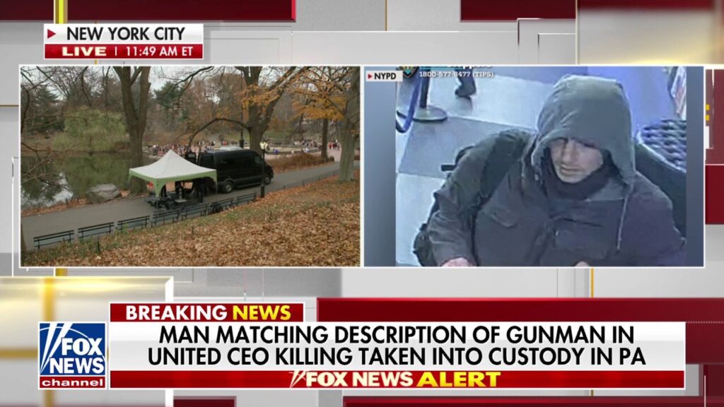 Man matching description of UnitedHealthcare CEO's killer taken into custody