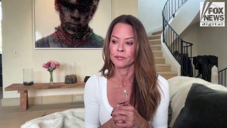 Brooke Burke's neighbor's home was burning during recent Malibu wildfire