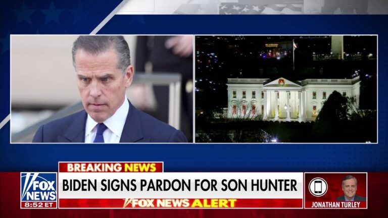 Biden pardoning his son 'shows a degree of contempt' for the American people, says Jonathan Turley