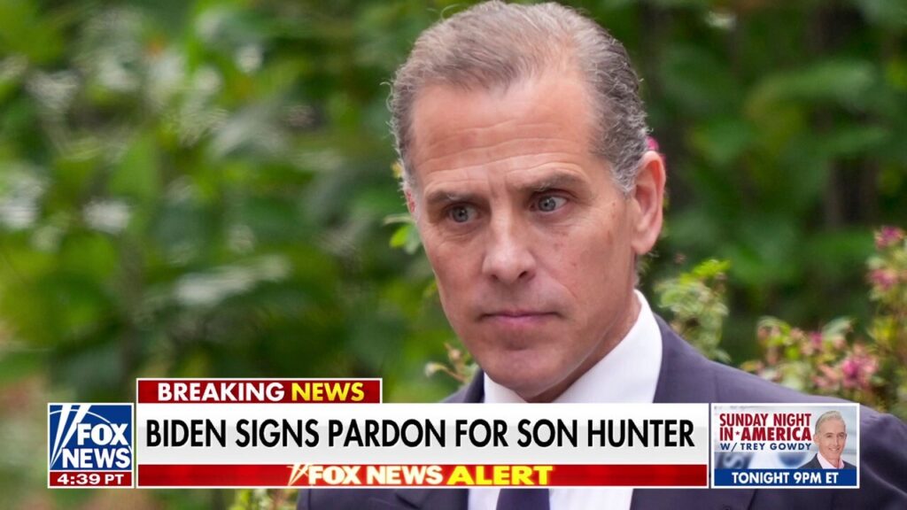 President Biden signs pardon for son Hunter