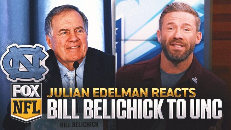 Bill Belichick: Julian Edelman reacts to North Carolina head coach hire | FOX NFL Kickoff