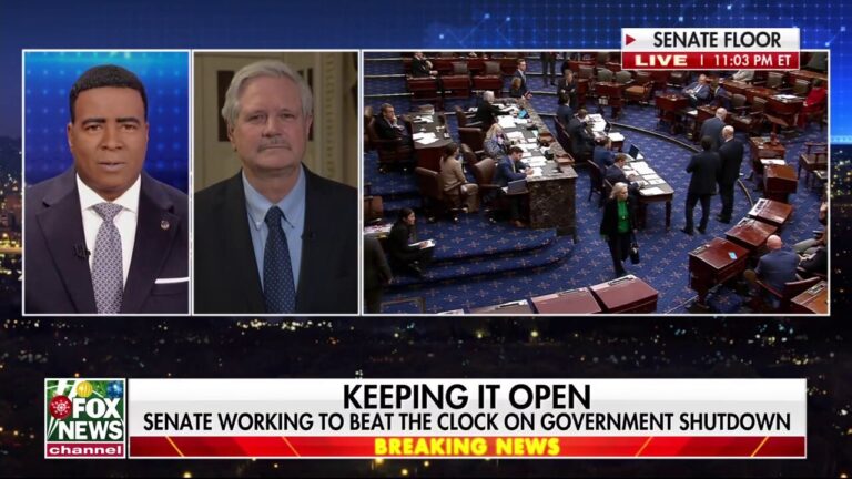 GOP senator on the Senate working to beat the clock on a government shutdown