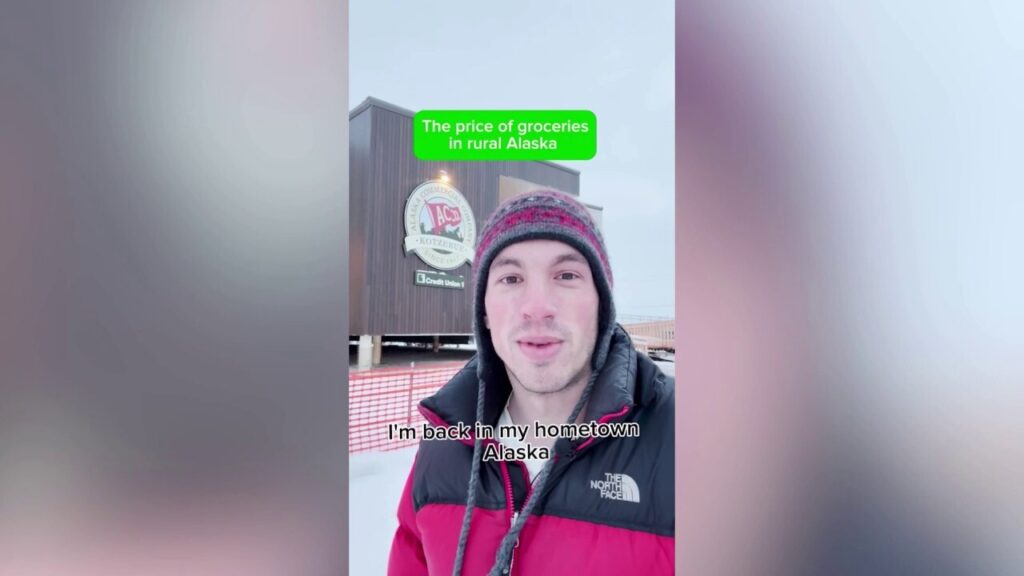 Man shares 'price of groceries in rural Alaska': 'Cost of living very high'