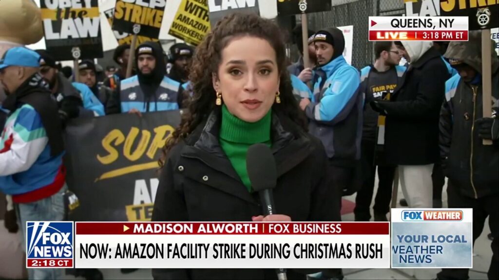 Amazon facility strike threatens to disrupt holiday shopping season