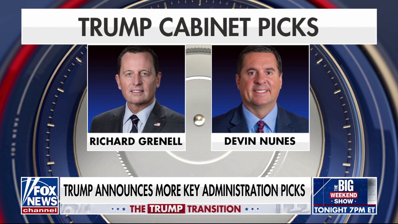 Trump taps Ric Grenell, Devin Nunes for roles in second administration