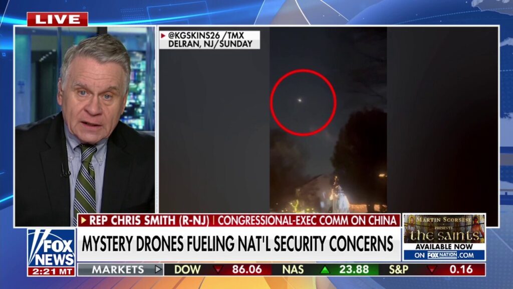 New Jersey congressman believes drone sightings are a ‘very threatening situation’