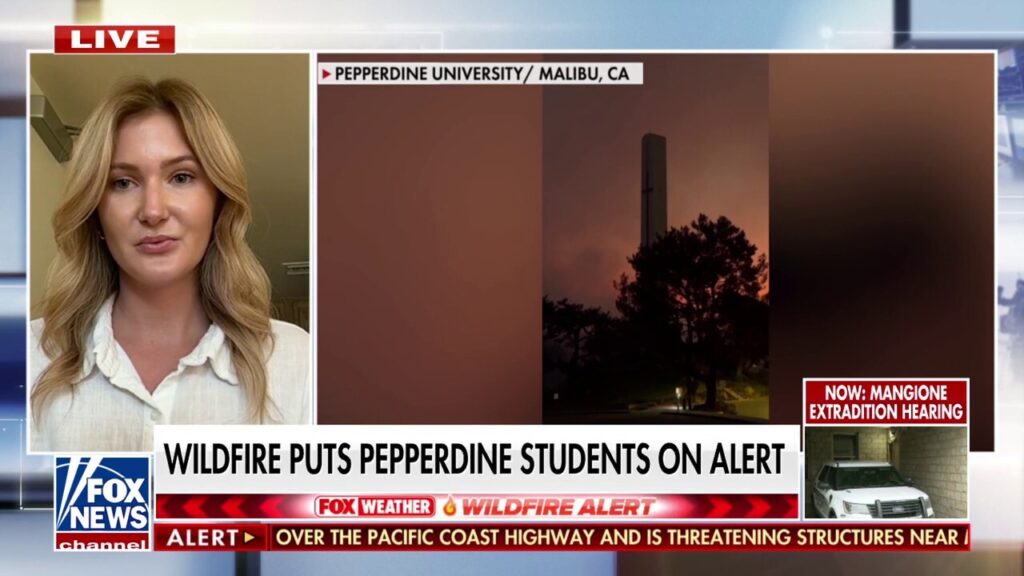 Student recalls Malibu flames near Pepperdine University: ‘Fire was across the street’