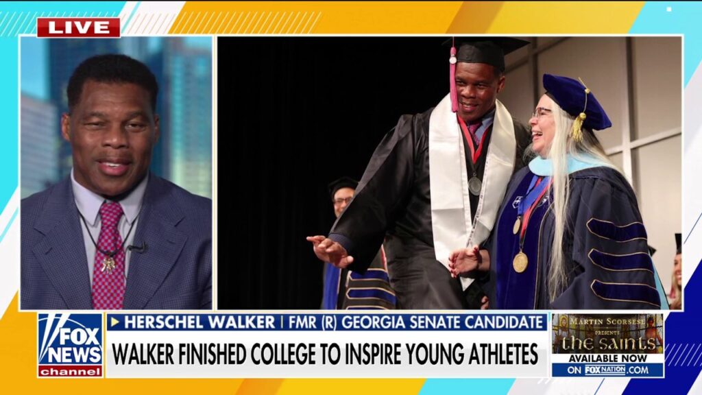 Herschel Walker graduates college after 42 years