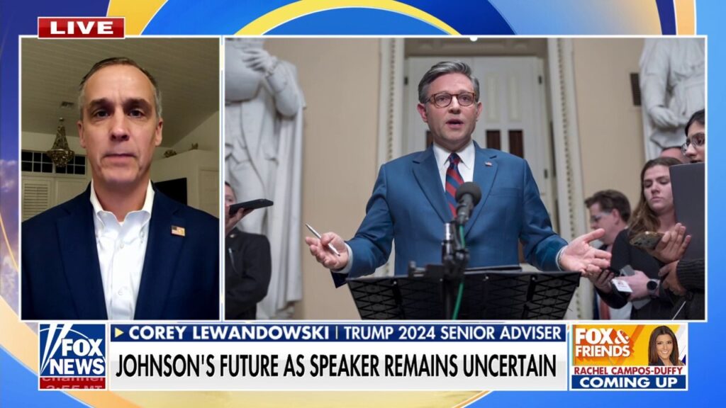 Corey Lewandowski predicts Mike Johnson will retain speakership